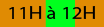 11h00  12h00