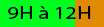 9h30 � 12h30 block stage